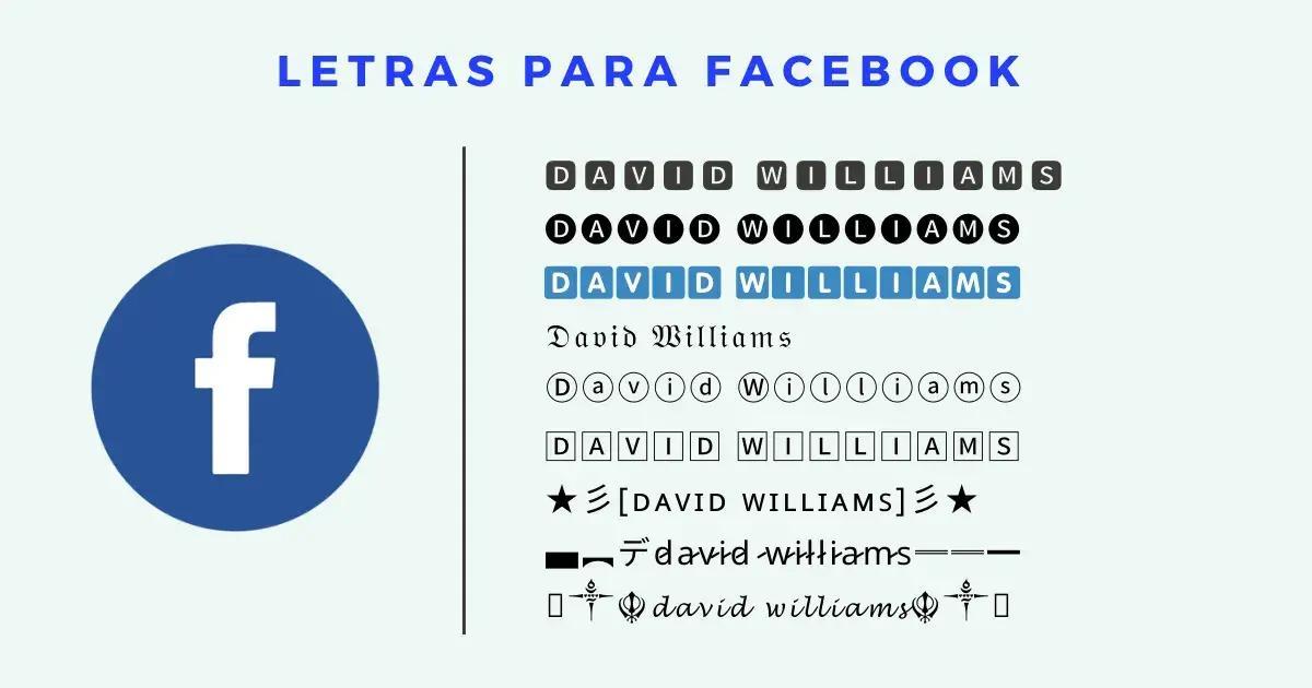 Letras Para Facebook